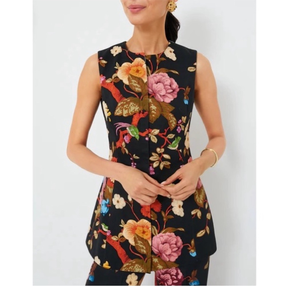 Tuckernuck Black Floral Tunic